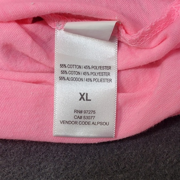 Fox Racing Womens XL Pink V-Neck T-Shirt Graphic Top - Picture 5 of 8